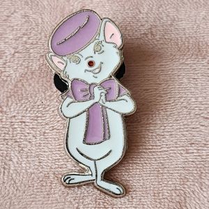 Disney Pink and White Mouse Brooch